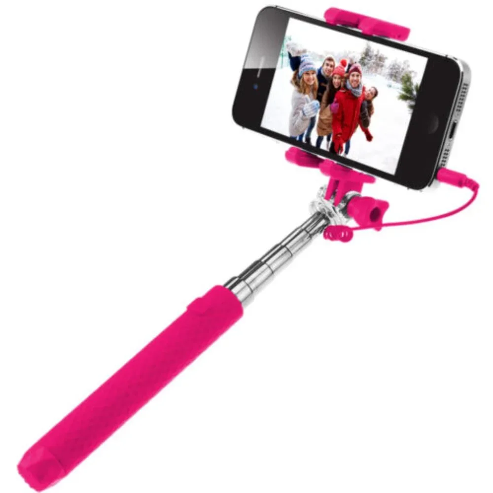 Extendable Wireless Bluetooth Shutter Selfie Monopod Stick for iPhone Samsung